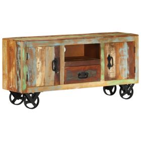 TV Cabinet 43.3"x11.8"x20.9" Solid Reclaimed Wood