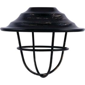 Enbrighten Accessory Lens Shades for Enbrighten CafÃ© String Lights, 6 Oil-Rubbed Bronze Cage Shades